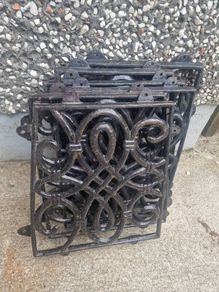 Cast iron Chair backs