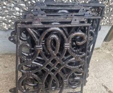 Cast iron Chair backs