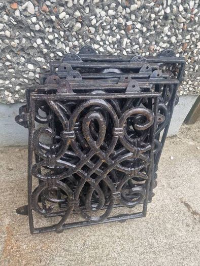 Cast iron Chair backs