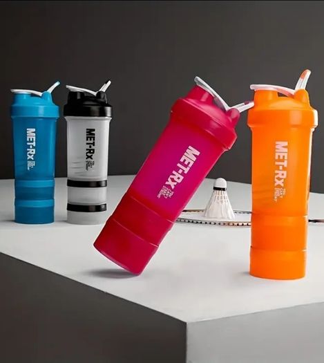 Protein Shaker Bottle with STORAGE