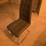 Free grey kitchen table chair damage to one side. Image 3