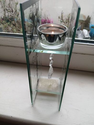 Beautiful Glass Tealight Holder