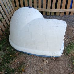 Large size dog igloo kennel
