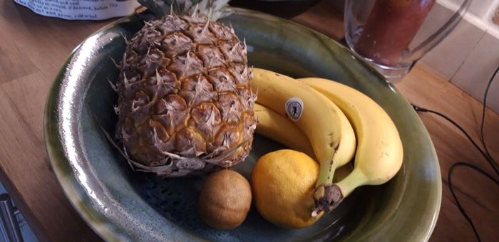 Beautiful Large Green Fruit Bowl