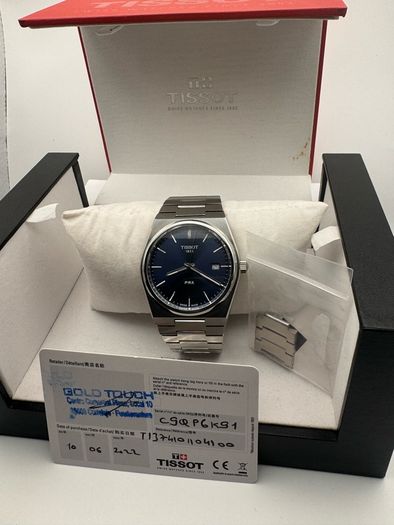 TISSOT PRX blue watch