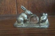 W.A.P.W miniature Rabbits ornament