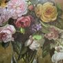 Vintage Framed Albert Williams Print "Vase of Roses" Floral Still Life. Image 3