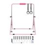 Gymnastic Bars for Kids, 63.5 kg Capacity Folding Training Kip Bar, Adjustable Height Gymnastic Horizontal Bar for Home, Training Equipment for Indoor and Outdoor, Easy to Assemble, Pink Image 8