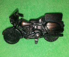Vintage Die-Cast Metal Motorbike Pencil Sharpener