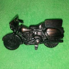 Vintage Die-Cast Metal Motorbike Pencil Sharpener