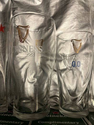 Guinness Heineken coors beer Official Pint Glasses