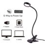 EYOCEAN Clip on Light Reading Lights, Desk Lamps, Eye Protection Kids Desk Lamp with Strong Clamp, Flexible Night Light 3 Modes 9 Dimming Levels Image 5