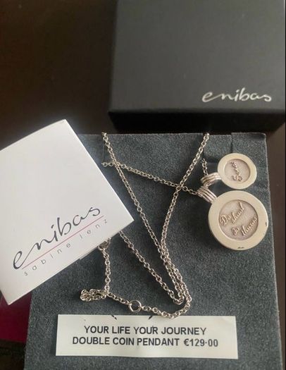 Enibas sterling silver necklace and pendants