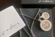 Enibas sterling silver necklace and pendants