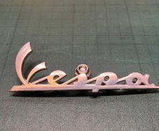 Vespa Leg Shield Badge