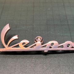 Vespa Leg Shield Badge