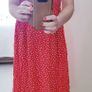 Zara Red Polka Dot Dress XS Image 3