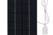 USB Solar Panel Outdoor 5W 5V Portable Solar Charger Pane Climbing Fast Charger Polysilicon Travel DIY Solar Charger Generator