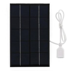 USB Solar Panel Outdoor 5W 5V Portable Solar Charger Pane Climbing Fast Charger Polysilicon Travel DIY Solar Charger Generator