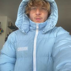 Sky Blue Hoodrich Puffer Jacket need gone asap