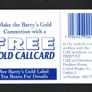 1996 Ireland 10 unit Barry's Gold Blend tea. (Gemplus GEM1) Call Card Used. Telecom Eireann card number 1118 Image 2