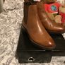 Ladies Tan Leather Chelsea boots Image 2