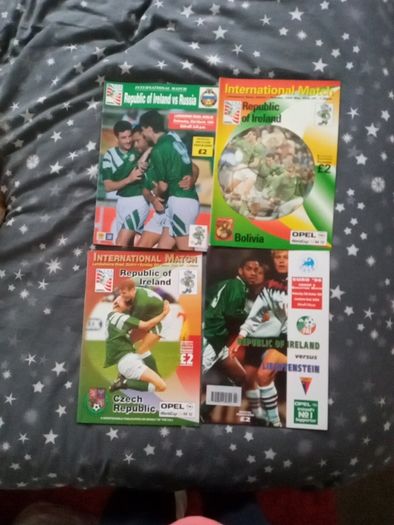 Collection of 66 Republic of Ireland International Football Programmes