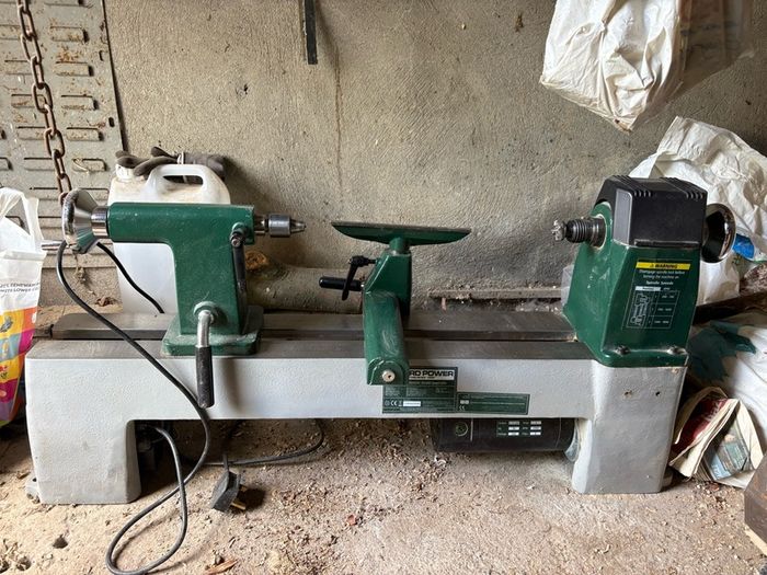 Record Power DML320 Woodturning Lathe (Variable Speed) - Needs PCB