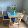 Dining Table extendable with six chairs Image 3