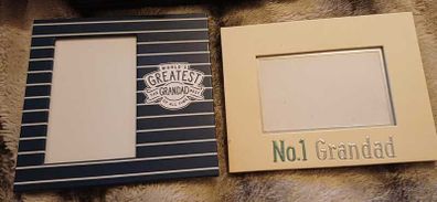 2 x Grandad Photo frames