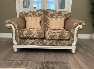 Elegant 3 & 2 Seat Damask Sofas