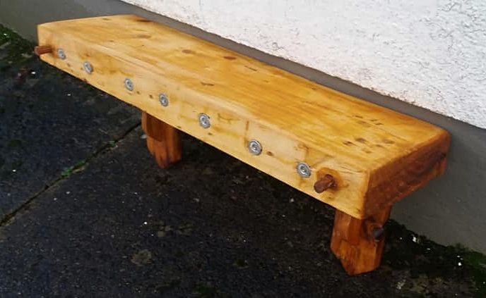 Rustic Chunky floating shelf / display