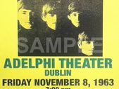The Beatles Adelphi Theatre Dublin 1963 Vintage Concert Poster Reproduction