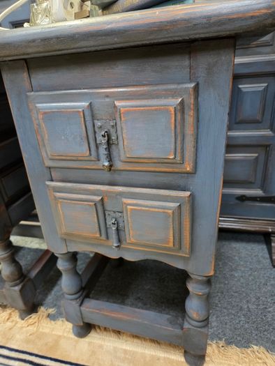 Blue Distressed Pair of Lockers