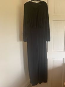 DKNY black jumpsuit in excellent condition size 12