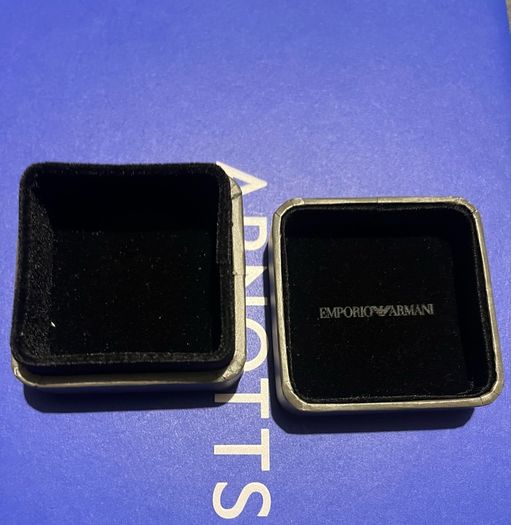 Armani ring necklace gift box