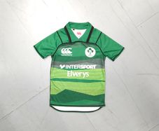 FREE POST Kids Ireland (10 Years) Rugby Sevens Jersey Shirt Canterbury Green Irish Eire St Patricks Paddys Day Boys Girls Youths CHilds Childrens Kids