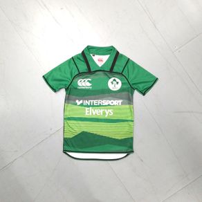 FREE POST Kids Ireland (10 Years) Rugby Sevens Jersey Shirt Canterbury Green Irish Eire St Patricks Paddys Day Boys Girls Youths CHilds Childrens Kids