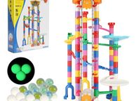 main image for ad Marble Run Set 230 PCS with Motorized Elevator &amp; 15 Marbles |STEM Building Toy for Kids