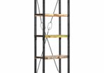 5-Tier Bookcase 60x30x180 cm Solid Reclaimed Wood
