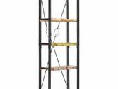 5-Tier Bookcase 60x30x180 cm Solid Reclaimed Wood
