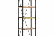 5-Tier Bookcase 60x30x180 cm Solid Reclaimed Wood
