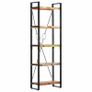 5-Tier Bookcase 60x30x180 cm Solid Reclaimed Wood Image 5