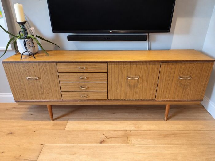 Vintage Mid Century Melamine Sideboard - Make an offer