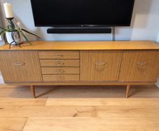 Vintage Mid Century Melamine Sideboard - Make an offer