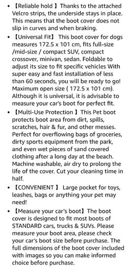 Dog Car Bundle, bootliner and headrest guard