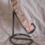 Fossilized wood, Madagascar, Triassic period. With metal display stand. Image 4