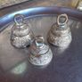 3 brass sanctuary bells, D18, post 7e Image 2