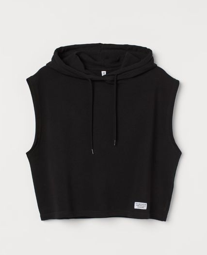 H&M sleeveless hoodie