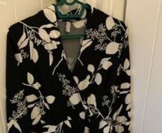 Black Wrap Over Dress size S